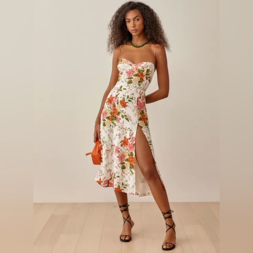 Reformation Juliette Midi Dress, Tropique floral - 2
